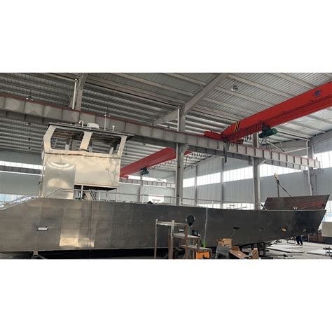 15m Aluminum Boat Cargo Passenger Barge Boat Landing Craft For Sale