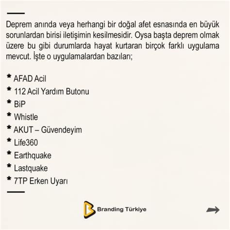 Depremde Hayat Kurtaran Mobil Uygulamalar Pdf