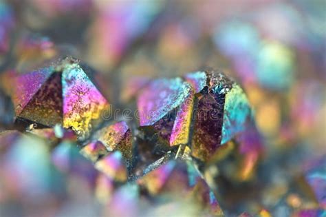 Multi Coloured Crystals Macro Stock Photo Image Of Gloss Edgy 58526792