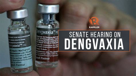 Live Senate Hearing On Dengvaxia