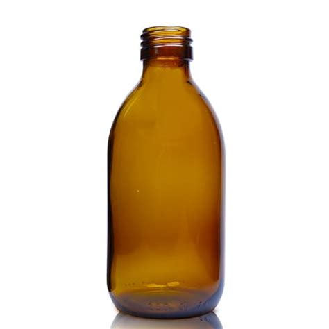 250ml Amber Glass Syrup Bottle Ampulla LTD 0161 367 1414