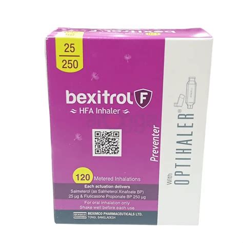 bexitrol   hfa inhaler asthma  metered spray epharma