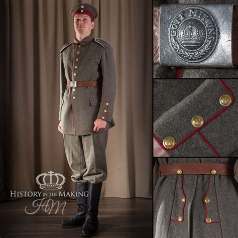 Ww1 German Infantry Basic Uniform 1914 History In The Making