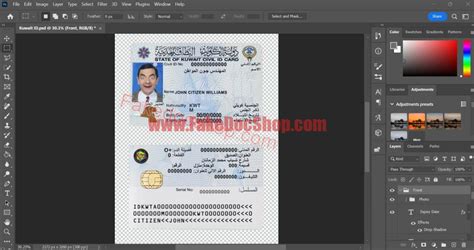 Fake ID Card Psd Template Archives - Fakedocshop