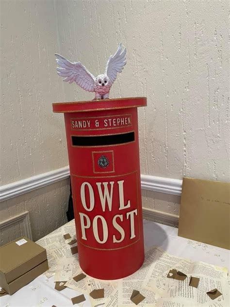 Our Wedding Owl Post” Postbox Harry Potter Valentine Box Ideas