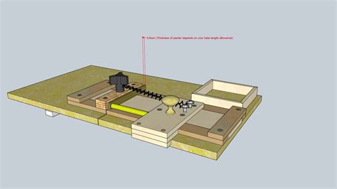 Pen Blank Cutting Jig Animation Youtube