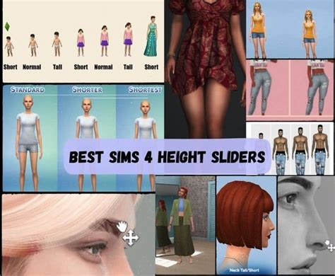 15 Must Have Sims 4 Height Slider Mods For Custom Tall Sims And Short