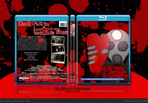 My Bloody Valentine 3D Movies Box Art Cover by master_general