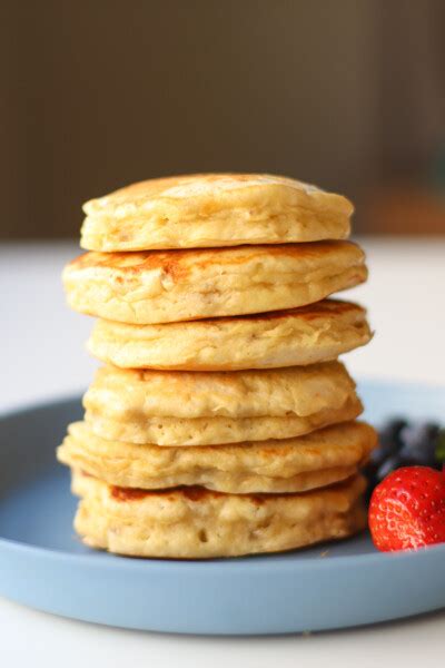 3 Ingredient Banana Pancakes With Self Rising Flour Mj And Hungryman