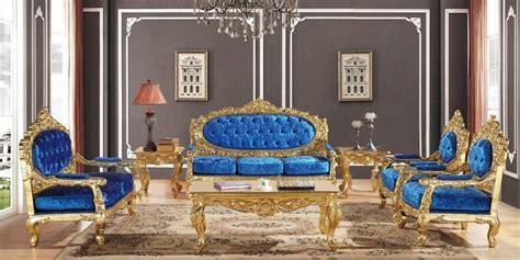 Royal Blue Sofa | Cabinets Matttroy