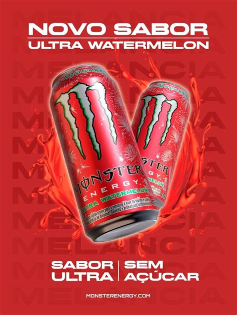 Monster Energy Drink Novo Sabor Seja Criativo