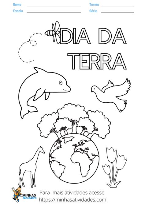 Atividades Dia Mundial Da Terra Para Imprimir Dia Mundial Da Terra