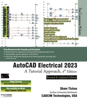 Amazon Fr AutoCAD Electrical 2023 A Tutorial Approach 4th Edition