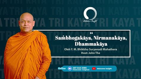 Trikaya Sambhogakaya Nirmanakaya Dan Dhammakaya Y M Bhikkhu