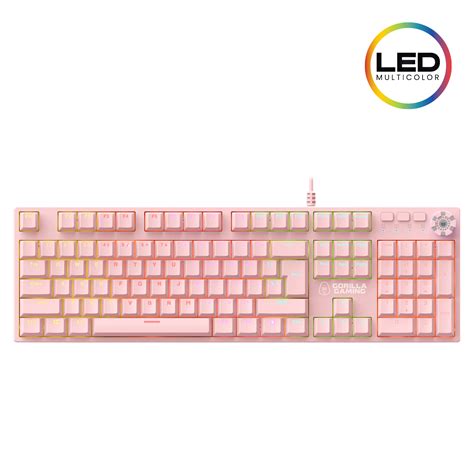 Gorilla Gaming Mechanical Keyboard - Pink | | In-Stock - Buy Now | at ...