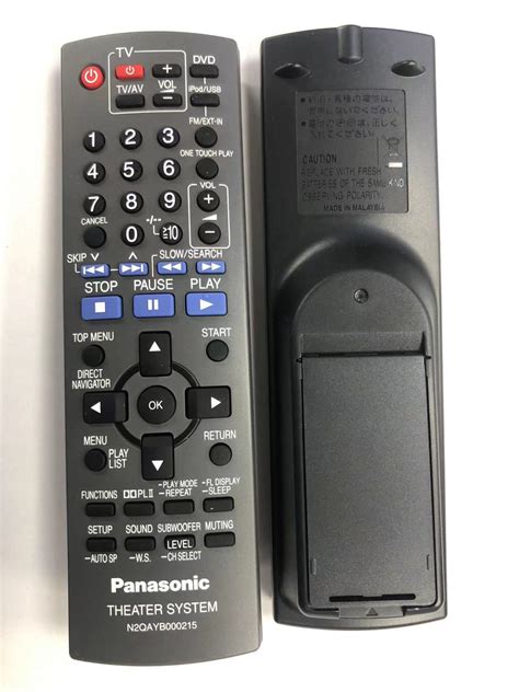 Panasonic Theater System Original Remote Control - N2QAYB000215 Genuin – Remote Control Warehouse