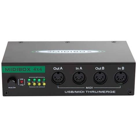 Switchable USB MIDI Interface 4 in/out plus standalone Merge function – Domoshop.eu