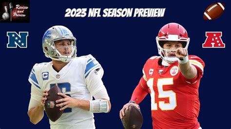 Review And Preview 2023 Nfl Season Preview Week 1 Game Predictions Nfl Youtube