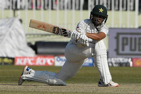 Saud Shakeel Plays A Sweep On Test Debut ESPNcricinfo