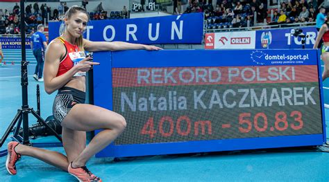 Natalia Kaczmarek śrubuje Halowy Rekord Polski Na 400 M Biegowepl