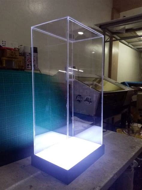 3mm ACRYLIC DISPLAY BOX WITH LIGHT | Lazada PH