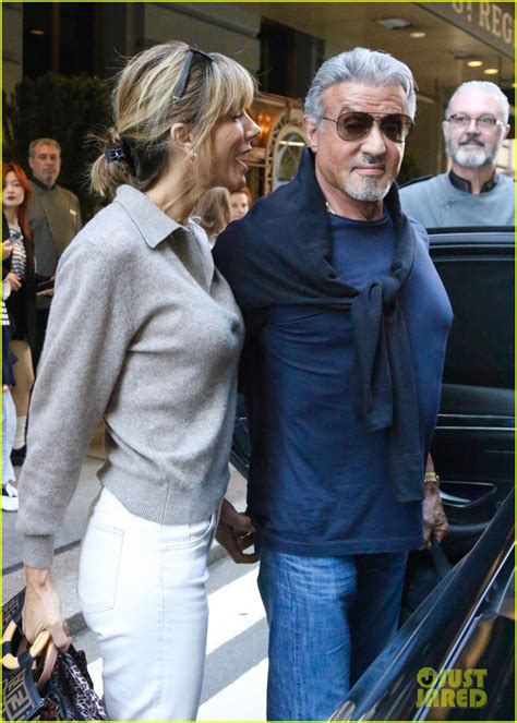 Sylvester Stallone Wife Jennifer Flavin Look Happy Together In New