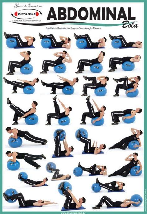 Bosu Ball Exercises Chart