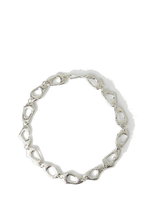 Octi Island Chain Necklace In Silver