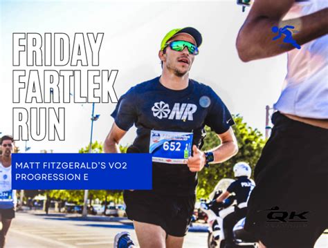 Friday Fartlek Run Matt Fitzgeralds VO2 Progression E Coach Ray