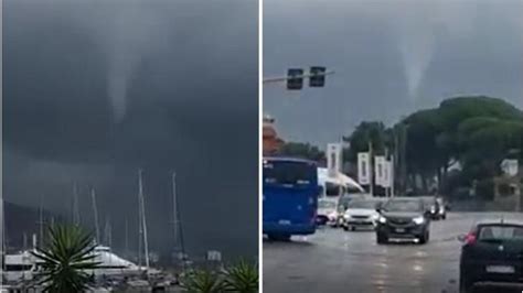 Maltempo Tromba Daria A Formia Divelte Le Pareti Di Un Capannone