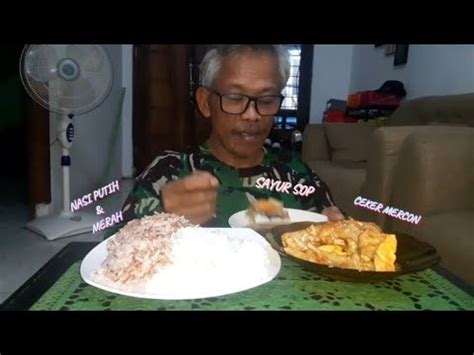 Ceker Mercon Nasi Merah Putih Plus Kerupuk Youtube