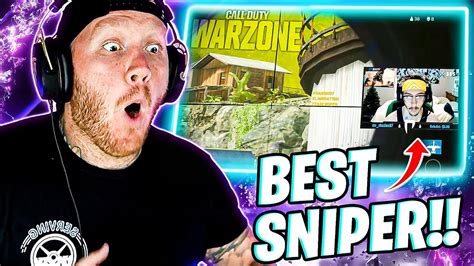 Timthetatman Reacts To The Best Console Sniper In Warzone Youtube