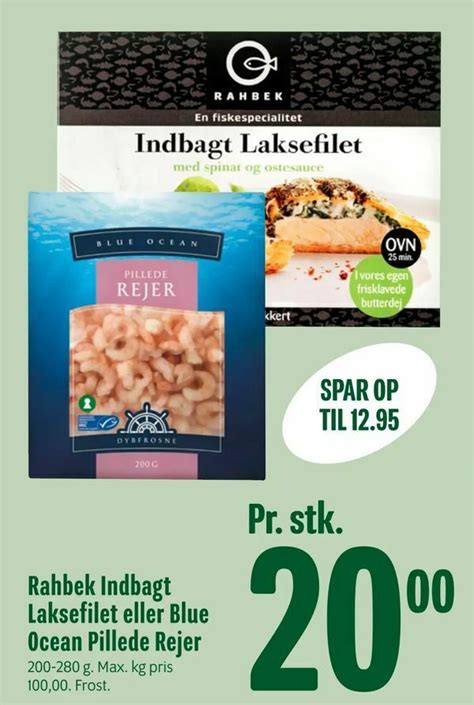 Rahbek Indbagt Laksefilet Eller Blue Ocean Pillede Rejer Tilbud Hos Min