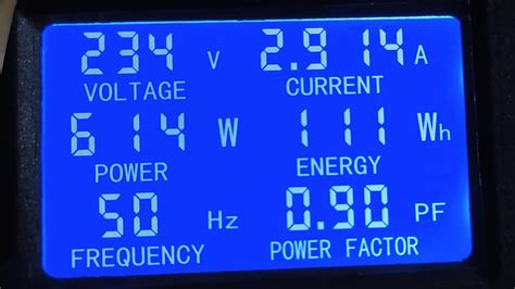 AC Current Voltage Amperage Power Energy Panel Meter Digital Display