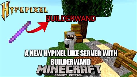 A NEW HYPIXEL LIKE SERVER FOR MINECRAFT PE AND JAVA Minecraft