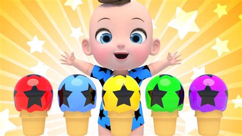 Sweet Color Ice Cream Song Nursery Rhymes Playground Color Song