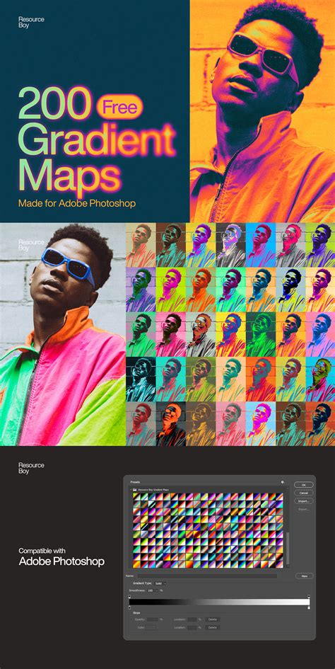 200 Free Photoshop Gradient Maps :: Behance