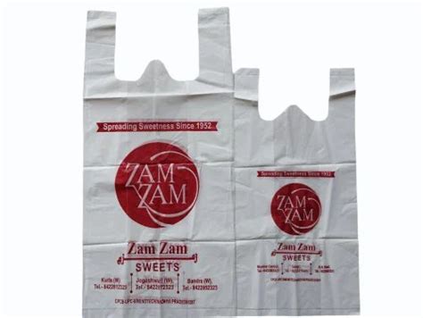 W Cut White Printed Compostable Carry Bags Capacity 2 Kg At Rs 210kg