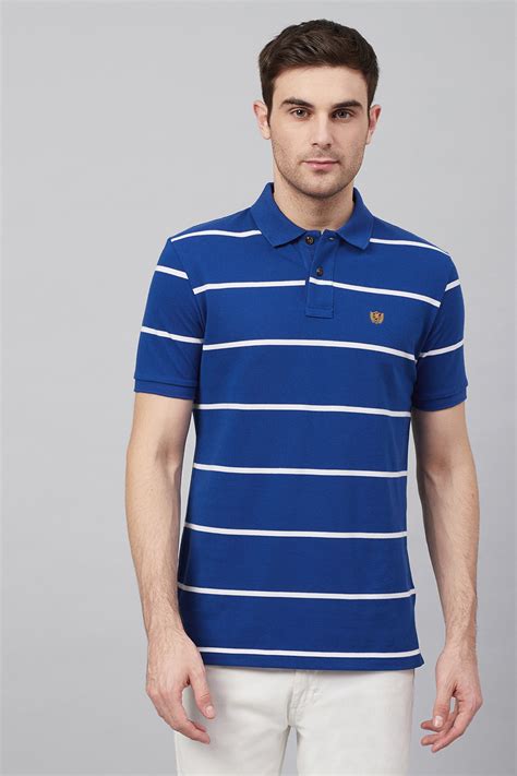 Pique Striped Polo Shirt – Fahrenheit