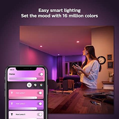 Philips Hue White And Colour Ambiance Smart Spotlight 3 Pack Led Gu10