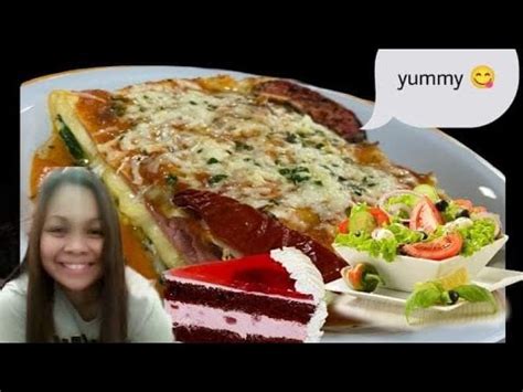 Mukbang Asmr Lasagne And Cheesecake With Salad Youtube