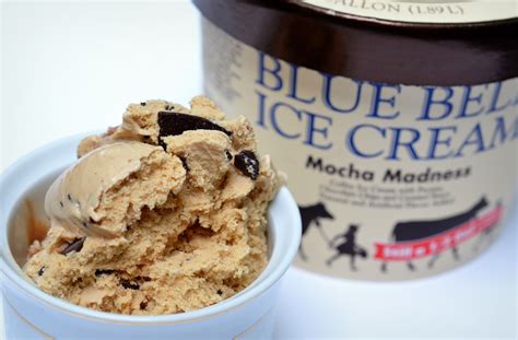 Food And Ice Cream Recipes REVIEW Blue Bell Mocha Madness