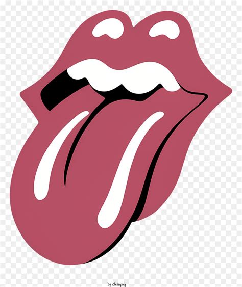 Rolling Stones Logo Black And White