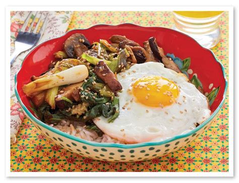 Teriyaki Mushroom Rice Bowls With Fried Eggs — The Pioneer Woman Stuffed Mushrooms Teriyaki