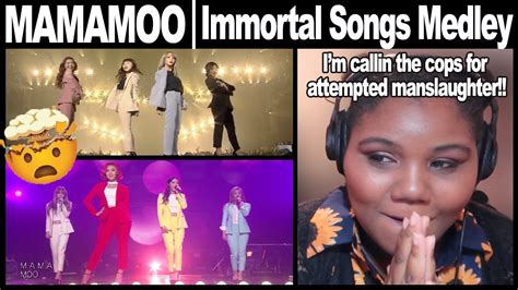 Mamamoo Immortal Songs Medley Reaction Youtube