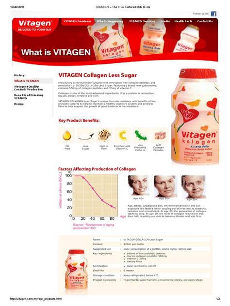 vitagen  true cultured milk drink  milk collagen