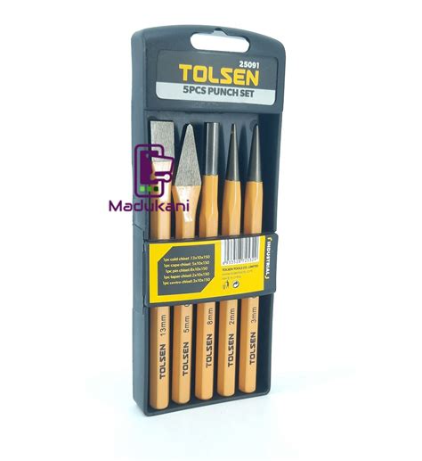 5PCS Metal Punch Set Professional Heavy Duty - Madukani Online Shop