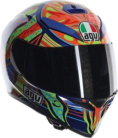 Buy Agv K3 Sv 5 Continents Adult Street Motorcycle Helmet Greenblue