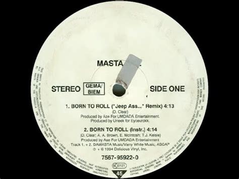 Masta Ace Incorporated Born To Roll Instrumental 92 BPM 1994