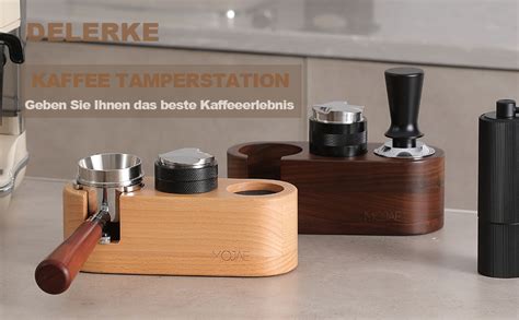 Tamper Halter Aus Holz F R Kaffeefilter Tamper Station Holzsockel